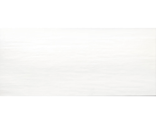 Steingut Wandfliese Woodstone 30 x 60 cm weiß