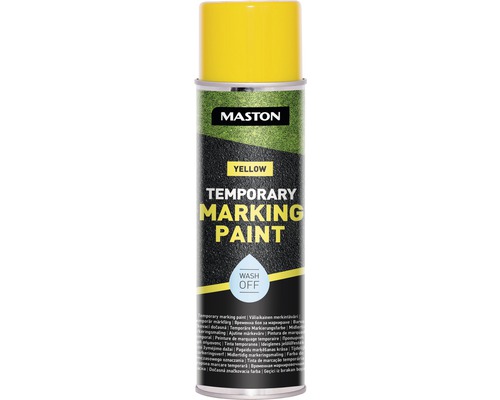 Spray de marquage temporaire jaune 500 ml