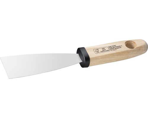 Couteau à enduire avec manche en bois 40 mm-0