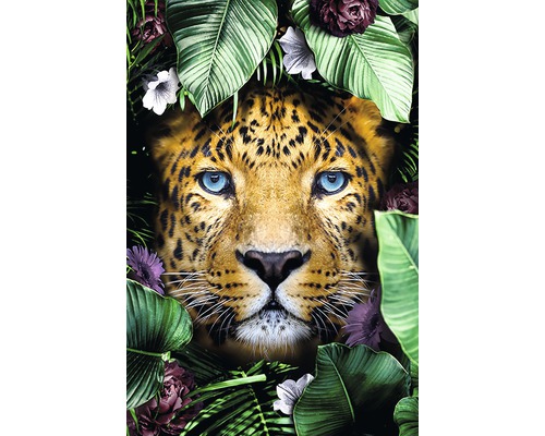 Panneau décoratif léopard 60x90 cm