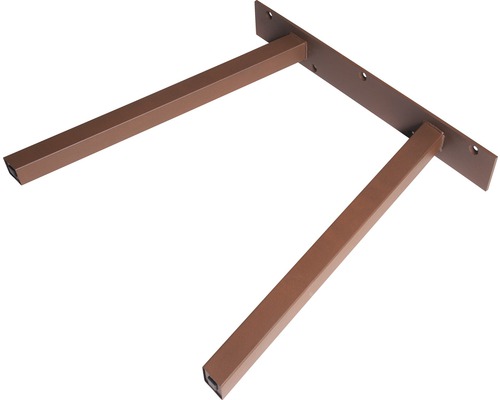 Pied de table en A aspect cuivre 710x700 mm 1 pièce