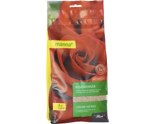 Engrais pour rosiers Manna 2 kg 20 m²