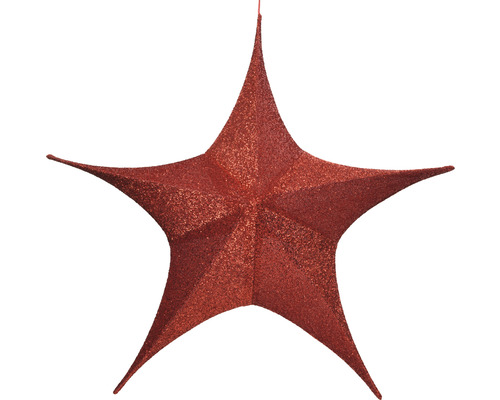 Étoile décorative Ø 80 cm rouge