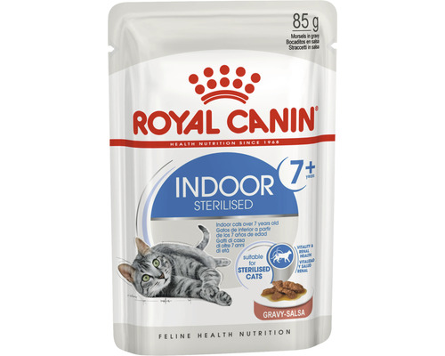 Nourriture humide pour chats ROYAL CANIN Indoor 7+ Sterilised en sauce 1 paquet 12x85 g
