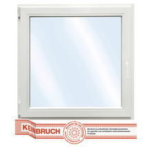 Kunststofffenster 1-flg. RC2 VSG ARON Basic weiß 1100x1100 mm DIN Links-thumb-0