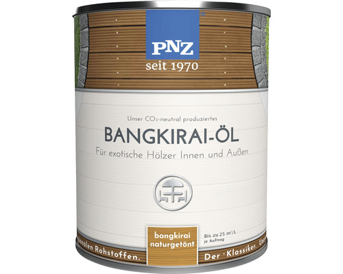 PNZ Bangkirai-Öl bankirai naturgetönt 2,5 l