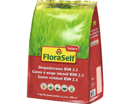Gazon résistant FloraSelf Select RSM 2.3 4 kg / 200 m²
