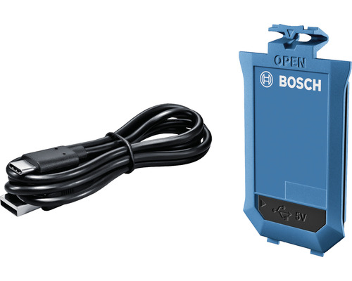 Batterie pour outils de mesure numériques Bosch Professional BA 3.7V 1.0Ah A Professional avec câble USB-C™