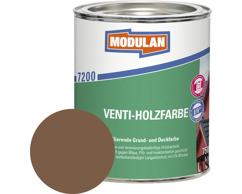 MODULAN 7200 Venti-Holzfarbe braun 750 ml-0