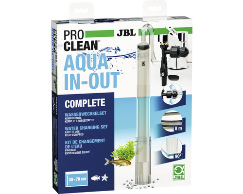 Set complet pour le changement partiel de l'eau JBL Proclean Aqua In-Out Complete