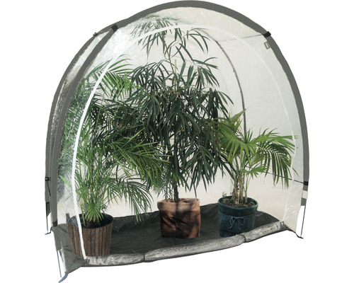 Protection hivernale Videx tente d'hivernage tente de protection ICE transparente h 175 cm l 185 cm p 85 cm pour grandes plantes-0