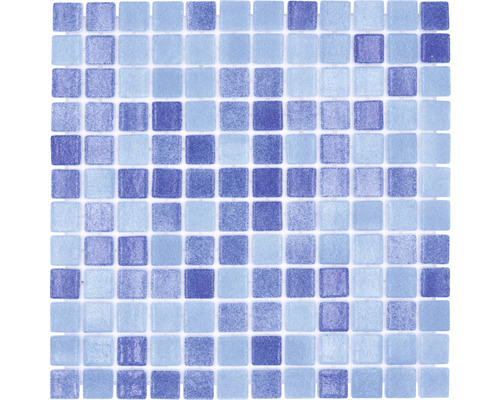 Mosaïque en verre VP1158PAT pour la construction de piscines, bleu 31,6x31,6 cm