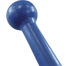 Pied-de-biche avec boule et pointe, 1250x30mm, bleu-thumb-3
