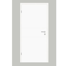 Porte intérieure Pertura Tilda 11 Design blanc (semblable à RAL 9003) 86x198,5 cm à gauche-thumb-0
