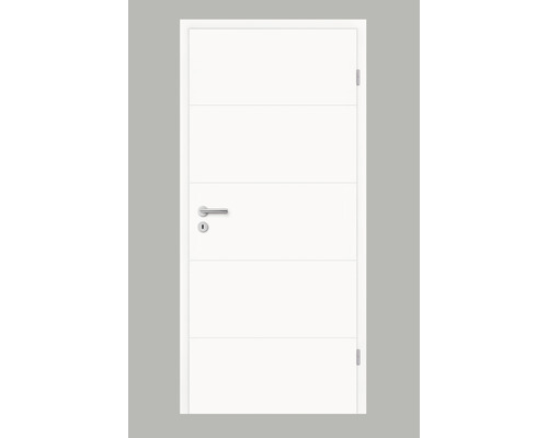 Porte intérieure Pertura Tilda 10 Design blanc (semblable à RAL 9003) 61x198,5 cm à droite-0