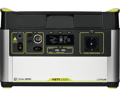 Batterie Goal Zero Yeti 1000x: Li-Ion NMC, 983 Wh (10,8 V, 91 Ah) 14,37 kg