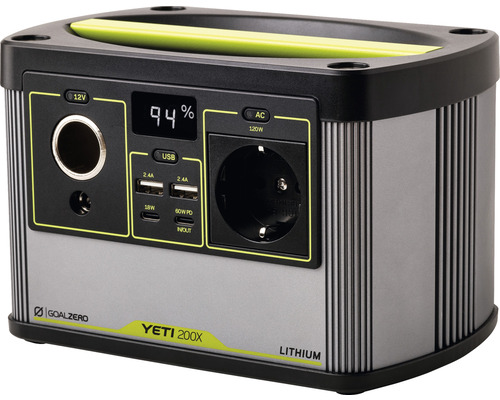 Goal Zero Yeti 200x Batterie: Lithium-Ionen NMC, 187 Wh (14,4 V, 13 Ah) 2,27 kg-0