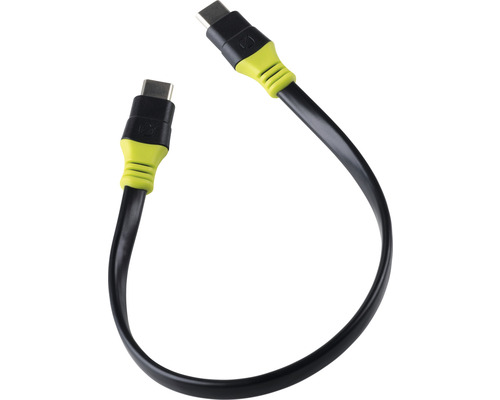 Câble de raccordement Goal Zero câble USB-C vers USB-C noir et jaune 25 cm