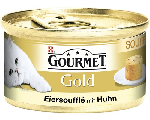Nourriture Humide Pour Chats Gourmet Gold Souffle Avec Du Poulet 85 G Hornbach Luxembourg