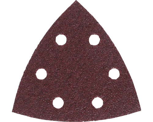 Feuille abrasive pour ponceuse triangulaire delta Bosch F460 Best for Wood  and Paint, 93x93x93 mm, grain 180, 6 trous, 50 pces - HORNBACH Luxembourg