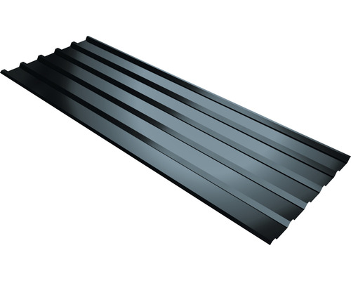 Plaque trapézoïdale PRECIT T35M gris anthracite RAL 7016 avec revêtement anti-condensation 1500 x 1095 x 0,5 mm