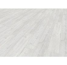Lame vinyle Premium chêne gris clair-blanc autoplombante 18,4x121,9 cm-thumb-1