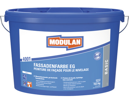 Peinture pour façade MODULAN EG 4001 blanc 12,5 l Peinture pour façade MODULAN EG 4001 blanc 12,5 l