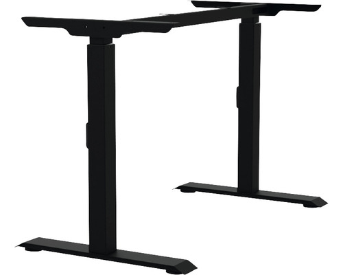 Piètement de table M-MORE réglable en hauteur manuellement sur 10 niveaux 670-900 mm noir
