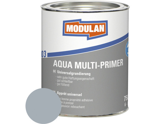 MODULAN 6003 Aqua Multi-Primer Grundierung RAL 7001 silbergrau 750 ml