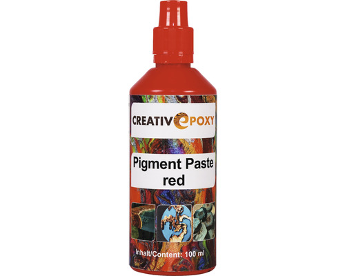 Pâte pigmentée CreativEpoxy pour résine moulée rouge 100 g