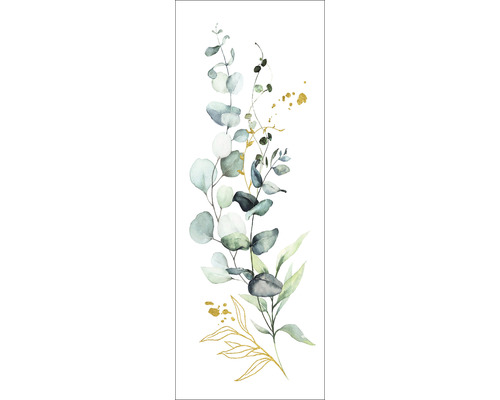 Tableau sur toile arrangement eucalyptus 27x77 cm-0