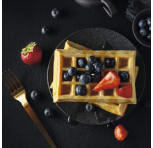 Tableau en verre Blueberry Waffles 20x20 cm-thumb-0