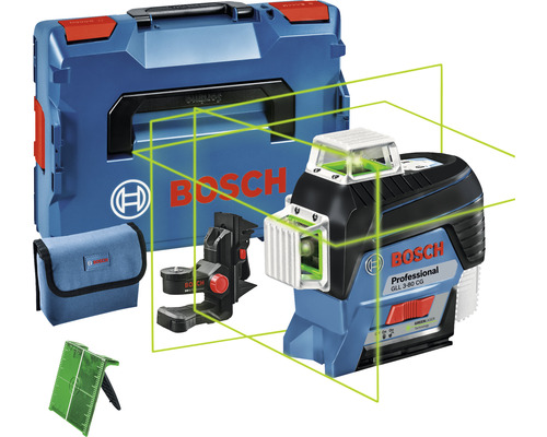Laser à lignes Bosch Professional Connectivity GLL3-80 CG avec BM1 & L-BOXX-0