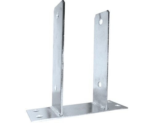 U-Pfostenträger z. Aufschrauben 81 x 200 mm, feuerverzinkt, 1 Stück
