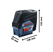 Laser linéaire Bosch Professional GCL 2-50 C incl. support pivotant RM et adaptateur de batterie-thumb-1
