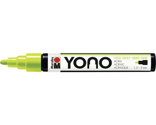 Marqueur Marabu Yono, vert néon 365, 1,5-3 mm