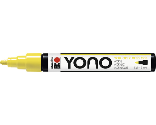 Marqueur Marabu Yono, jaune néon 321, 1,5-3 mm