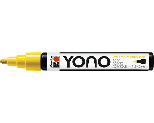 Marqueur Marabu Yono, jaune 019, 1,5-3 mm