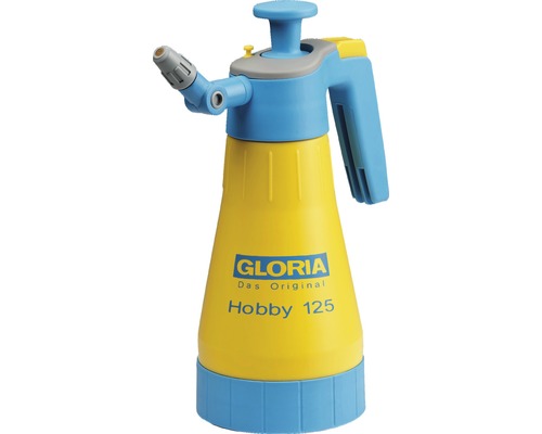GLORIA Hobby 125 FLEX - pulvérisateur à pression 1,25 l, pulvérisateur avec fonction de pulvérisation à 360° et buse à bras articulé
