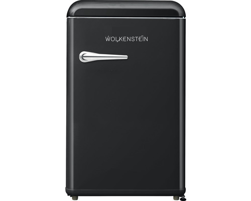 Réfrigérateur avec compartiment de congélation Wolkenstein WKS125RT SB lxhxp 55 cm x 89,50 cm x 60 cm cm compartiment de réfrigération 106 l compartiment de congélation 12 l