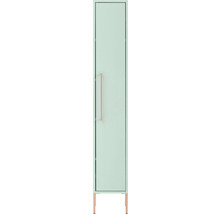 Armoire maxi Möbelpartner Sari couleur de façade vert menthe 25 x 154,7 x 30 cm-thumb-2