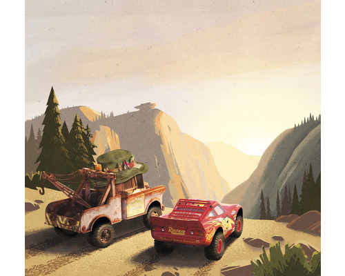 Papier peint panoramique intissé Into Adventure Cars Sundown 6 pces 300 x 280 cm