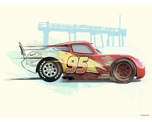 Poster Disney Cars Lightning McQueen 30x40 cm-0