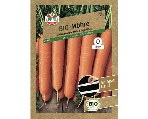 Ruban de graines de carottes F1 Sperli Bio
