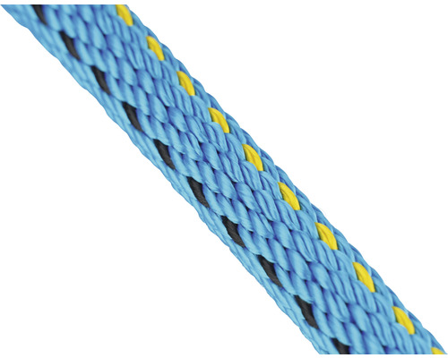 Corde Paraloc Mamutec polyester bleu/jaune/noir Ø 6 mm, 70 m