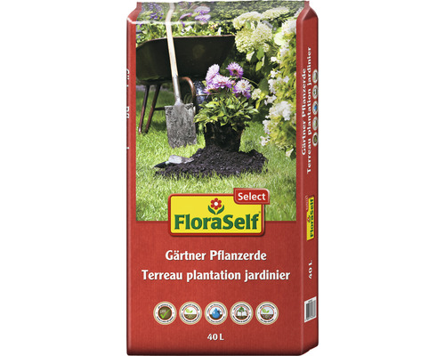 Terreau pour plantes Gärtner FloraSelf Select 40 l
