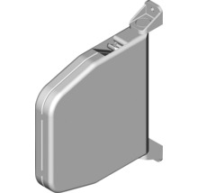 ARON Vorbaurollladen PVC grau 150 x 76.5 cm Aluminium weiß (ral 9016) Gurtzug Links-thumb-2