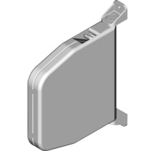 ARON Vorbaurollladen PVC grau 125 x 156.5 cm Kasten Aluminium RAL 9016 weiß Gurtzug Links-thumb-2