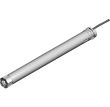 ARON Vorbaurollladen PVC grau 80 x 166.5 cm Aluminium weiß (ral 9016) Motor Links-thumb-2