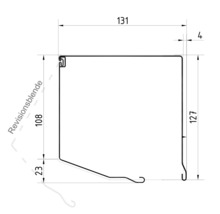 ARON Vorbaurollladen PVC grau 165 x 121.5 cm Aluminium weiß (ral 9016) Gurtzug Links-thumb-4
